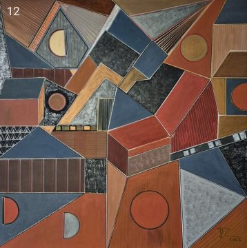 Vue sur les toits｜80 X 80｜950 CHF
