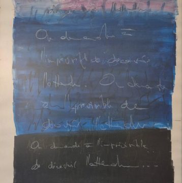 L’Imprévisible René Char｜70 X 50｜450 CHF